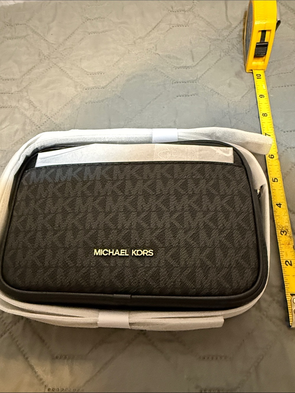 Michael Kors, black and gray Crossbody